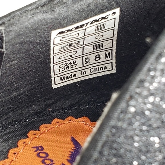 Rocket Dog Peep Toe Sparkle Slip On Formal Pumps 8 - Picture 8 of 8